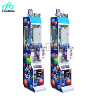 FunTime Mini Machine à griffes à monnayeur pour petits jouets, poupées, cadeaux et bonbons, avec accepteur de billets