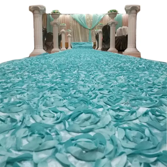 Alfombra de escenario elegante para boda, para el suelo del hotel, pasillo, corredor, roseta 3d