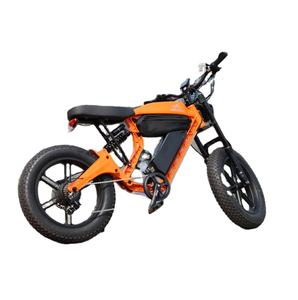 Bicicleta Eléctrica Todoterreno Recargable de 7 Velocidades con Batería de Litio, Llantas Gruesas de 20 Pulgadas, Motor sin Escobillas, para Desplazamientos Urbanos, Precio Económico - Product Image 1