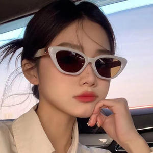 Gafas de Sol Estilo Coreano Personalizadas con Marco Pequeño y Protección UV400 para Mujer, Diseño de Estrella de Moda de Instagram, Venta Internacional - Product Image 3