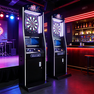 Machine de jeu de fléchettes électronique Coin Arcade pour l'intérieur, jeu interactif pour adultes, connexion par câble LCD - Product Image 5