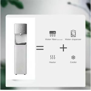 Distributeur d'eau réfrigérée par compresseur avec filtre RO/UF, boîtier en plastique, refroidisseur intelligent automatique chaud/froid pour hôtel – Obtenez de l'eau chaude, froide et tiède - Product Image 5