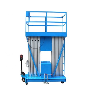 Plataforma de elevación eléctrica tripulada de aleación de aluminio vertical de un solo mástil de alta calidad, maquinaria de ingeniería y construcción - Product Image 2