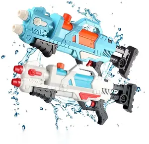 In Stock Fast Fill Water Blaster Water Gun Air Pressure Plastic Water Gun ChildrenToy For Cambodia Market