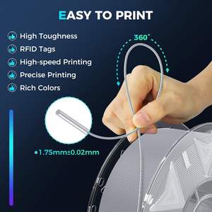 Filamento Creality Hyper PLA de 1.75mm, 1kg, Gris, RFID, para Impresora 3D, Impresión de Alta Velocidad - Product Image 6