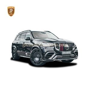 Mise à niveau vers les Kits de carrosserie de style Brabs 900 pour <span class=keywords><strong>Mercedes</strong></span> Bens Gls Class <span class=keywords><strong>Amg</strong></span> X167 diffuseur arrière de sourcil de roue de lèvre avant en Fiber de carbone sèche - Product Image 2