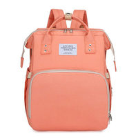 Sac à dos multifonctionnel pliable pour maman, sac à couches et sac à langer avec berceau et sac à main