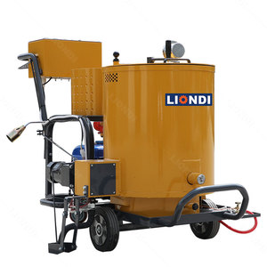 Macchina per Sigillatura Crepe Asfalto 60L a Spinta Manuale, Attrezzatura Portatile per Riempimento Crepe Stradali per Piccole Costruzioni di Pavimentazioni - Product Image 3