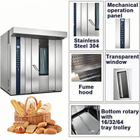Nouvel équipement de boulangerie commerciale four de cuisson électrique empilable 16/32/64 plateau pont rotatif cuisson à convection Portable pour les noix