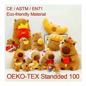 Jouets en peluche Capybara personnalisés populaires, poupées en peluche d'animaux pour enfants, Juguetes Peluche De Marsopa Sin Aletas, cadeau pour enfants - Product Image 3