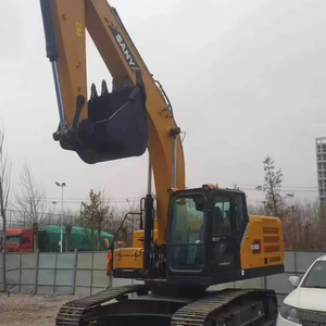Excavatrice sur chenilles hydraulique SANY d'occasion de haute qualité, modèle 2025, avec moteur et boîte de vitesses incluses, poids opérationnel de 24 tonnes, pour usage municipal - Product Image 3