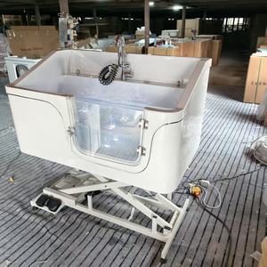 Bañera de Acrílico Ecológica PetFit para <span class=keywords><strong>Mascotas</strong></span>, con Funciones de <span class=keywords><strong>Spa</strong></span>, Masaje y Baño de Leche, Altura Ajustable, para Perros y Gatos - Product Image 6