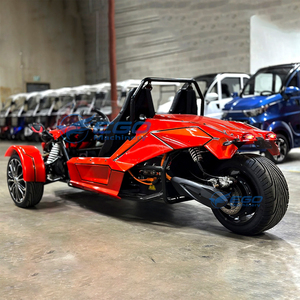 Triciclo Eléctrico de Carreras de Tres Ruedas con Velocidad de 120 Km/h, Capacidad de 300 kg, 2 Asientos, Certificado CE para Adultos - Product Image 3