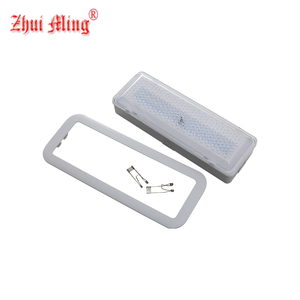 Hiệu quả có thể sạc lại khẩn cấp Exit dấu hiệu ánh sáng LED Double-Side Wall Mount lửa an toàn khẩn cấp ánh sáng LED sạc đèn - Product Image 6