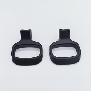 Manche de pelle ergonomique en TPR souple moulé par soufflage, noir - Product Image 3