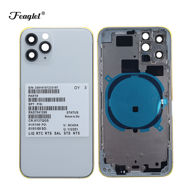 Back Cover Original Back Glass Cover Housing Replacement for iPhone 11 Pro Back Housing