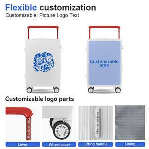 Brede Trolley Koffer Instapbagage Grote Capaciteit Koffer Bagagetassen Universele Wiel Travelling Box Bagage - Product Image 2