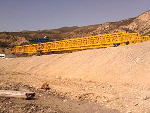 رافعة بناء جسور ذات عارضة مزدوجة بقدرة 100 طن - Product Image 2