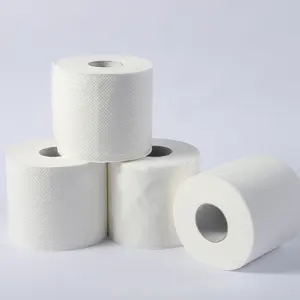 Personnalisé pas cher prix d'usine bambou papier de soie emballage logo personnalisé papier toilette papier de toilette