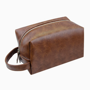 Bolsa de Maquillaje PEIQUAN de Gran Capacidad, Estilo Vintage, en Cuero PU, Multifuncional, Portátil, Organizador de Artículos de Aseo para Viaje - Product Image 6