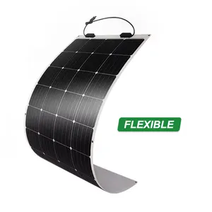 Factory Price 520W Light Weight Rollable Thin Film Flexible Home Use Solar Roof Solar Panels Flexible Solar Panels