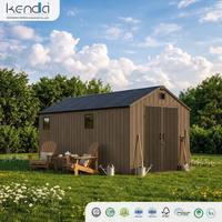 Abri de jardin Kenda APEX 8x16 en bois, résistant aux UV, pour outils de jardin et de terrasse