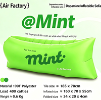 Canapé gonflable léger et imperméable, idéal pour dormir, le camping, les pique-niques, la chambre ou l'extérieur, pliable et portable en tissu Oxford