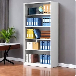 Tủ hồ sơ hiện đại mà không cần cửa mở phong cách thép đồ nội thất Showcase Mở Kệ Tủ tập tin sắt tủ cho nhà văn phòng - Product Image 2