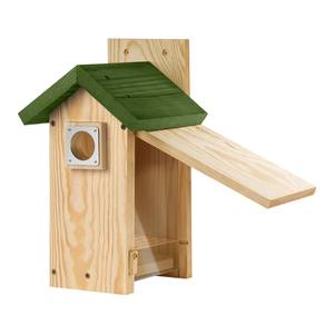 Maisons d'oiseaux en bois suspendues pour l'extérieur Kit de maisons d'oiseaux bleus en bois pour la décoration de jardin extérieur Nichoir en bois - Product Image 1