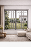 Grille de sécurité coulissante et pliante en acier inoxydable durable, installation par vis pour magasins, maisons, portes, barrière antivol traditionnelle