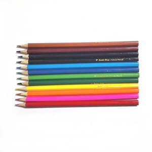 Lápices de Colores de Madera de Álamo de 12 Colores Personalizados para Escuela, Lápices de Colores Preafilados de Alta Calidad - Product Image 2