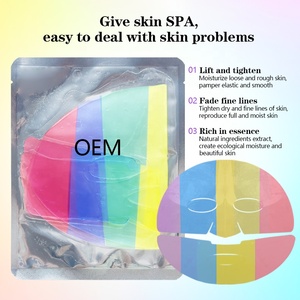 มาส์กเจลลี่คอลลาเจนคริสตัล <span class=keywords><strong>4</strong></span> สี รับผลิตแบบ OEM <span class=keywords><strong>พร้อม</strong></span>โลโก้สั่งทำ ช่วยให้ผิวกระจ่างใส ยกกระชับ ลดเลือนริ้วรอย บำรุงผิวชุ่มชื้น สูตรวีแกน สำหรับผิวแพ้ง่ายและผิวแห้ง - Product Image 2