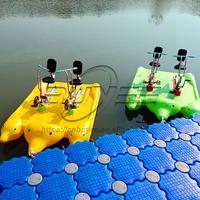 Vélo aquatique à pédales Dolphin - Équipement de loisirs pour parc aquatique pour 1 à 2 passagers