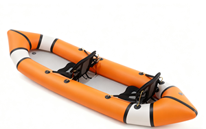 Packraft Inflable para Aguas Bravas, <span class=keywords><strong>Kayak</strong></span> <span class=keywords><strong>Pequeño</strong></span> para Pesca, para Deriva y Esquí Acuático con Accesorios para Embarcaciones - Product Image 4