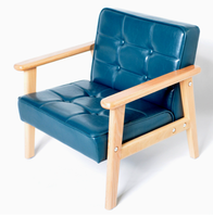 Fauteuil moderne en bois massif, écologique, avec rembourrage en éponge carrée, confortable, pour salon, canapé pour bébé