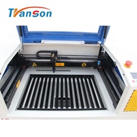 Cortadora Láser de CO2 de Alta Calidad 4060 CNC 40W, Máquina de Grabado y Corte Láser de Sobremesa para Plástico/Vidrio/Goma/Madera/MDF