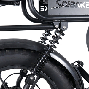 Bicicleta Eléctrica Fatbike con Llantas Gruesas, Bicicleta Eléctrica de Montaña con Suspensión Completa, Bicicleta Eléctrica Todoterreno para Adultos, Bicicleta Eléctrica de Cross - Product Image 4