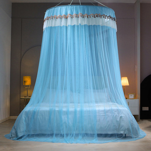 Bạn Shang Người Lớn Royal <span class=keywords><strong>Blue</strong></span> 100% Polyester Trần Chống Muỗi Bền Có Thể Gập Lại - Product Image 2