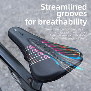 Funda de <span class=keywords><strong>Asiento</strong></span> de <span class=keywords><strong>Bicicleta</strong></span> Absorbente de <span class=keywords><strong>Gel</strong></span>, Funda de Cojín Transpirable e Impermeable, Funda de <span class=keywords><strong>Asiento</strong></span> de <span class=keywords><strong>Bicicleta</strong></span> de Montaña y Carretera - Product Image 5