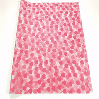 Offre Spéciale papier d'emballage en forme de coeur rose 17gsm papier de soie avec logo personnalisé pour emballage de vêtements cadeaux papier artisanal durable