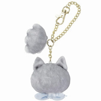 Portachiavi con Ciondolo Peluche Anime Morbido a Forma di Gatto Squalo Mofusand Cosplay da 5CM, Mini Personaggio Cartone Animato a Forma di Zampa di Gatto