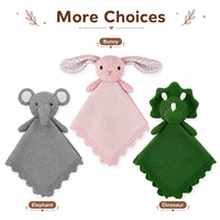Vente en gros d'usine : Jouets en peluche animaux pour bébés, adorable couverture de confort pour bébé en crochet