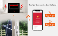 Système d'alarme anti-intrusion Staniot 2G Tuya sans fil, kit de sécurité domestique intelligent 4,2 pouces, capteur de porte portable, détecteur de mouvement Wi-Fi PIR