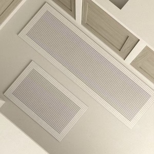 Diatomaceous Earth <b>Floor</b> Mat Rectangle Striped Non-Slip Absorbent Kitchen Bathroom Quick Drying Easy <b>Clean</b> <b>Machine</b> Washable - Product Image 1