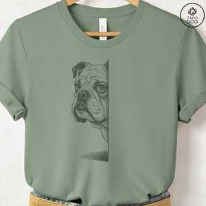 Camiseta OEM ODM con Diseño de Bulldog Inglés Escondiéndose, Camiseta Divertida con Diseño de Perro, Sudadera con Capucha, Taco Dog - Product Image 5