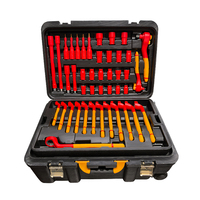 VDT-43 68 pièces Chariot à outils isolé Outils automobiles Kits d'outils Ensemble d'outils professionnels pour mécaniciens