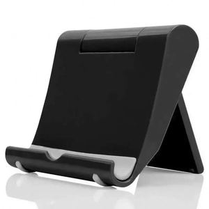 Custom logo Printed Wholesale <b>Foldable</b> Plastic Phone Stand <b>Desk</b> Portable Lazy Bracket Angle Adjustable Cell Phone Holder - Product Image 4