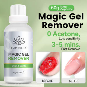 BORN PRETTY Nouvelle formule améliorée, dissolvant pour vernis à ongles liquide sans acétone, 60g, grande capacité, dépose rapide, végan - Product Image 1