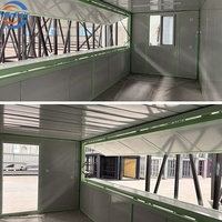 Maison conteneur mobile modulaire pliable préfabriquée WinFair de 20 pieds pour kiosque commercial de rue / magasin éphémère