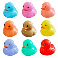 Nuevo Producto No. 8 Patitos de Colores, Pequeños Patos Amarillos, Juguete de Baño para Niños